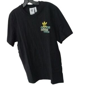 Adidas Men's Black T-Shirt with Logo